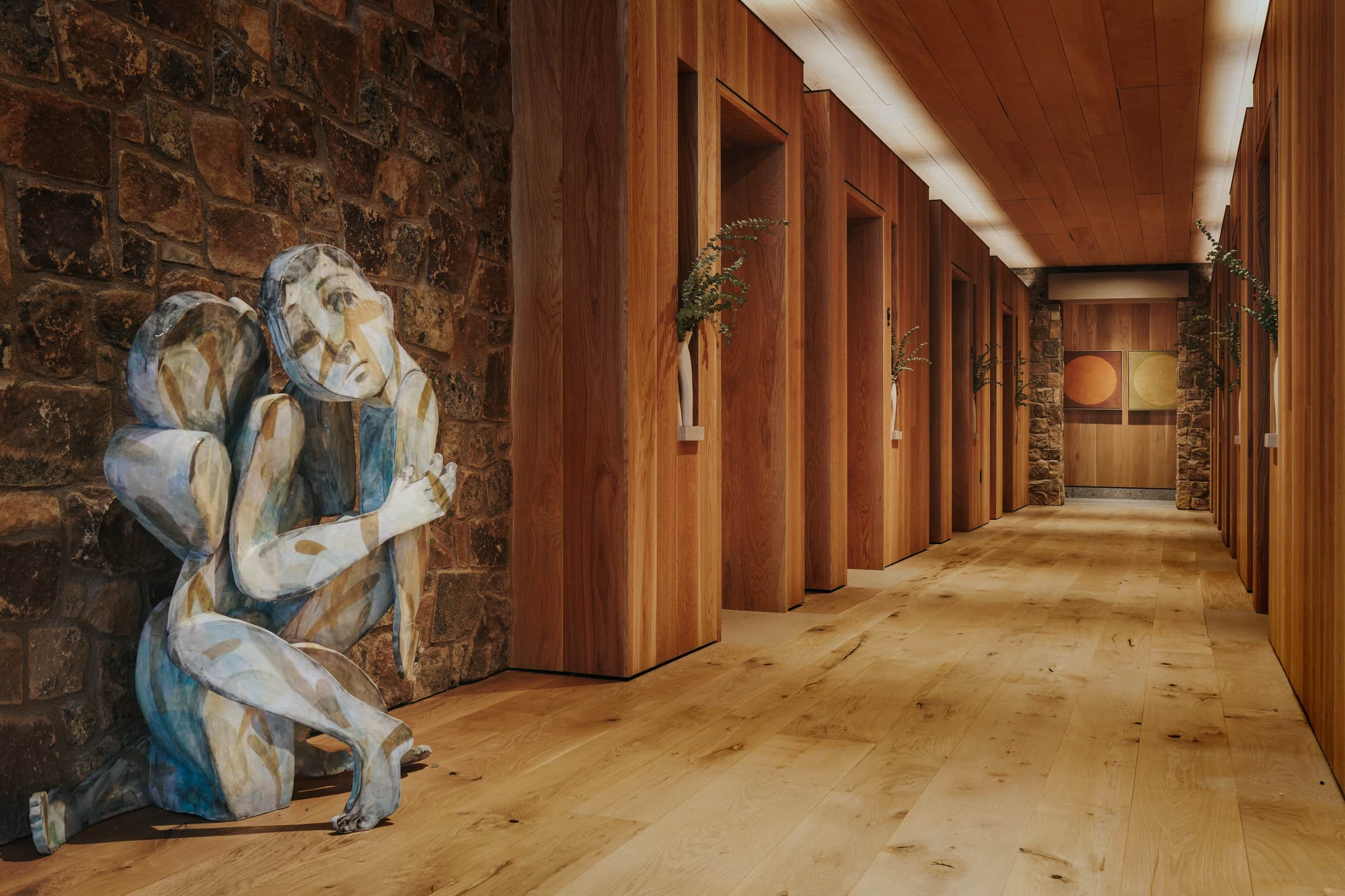 One&Only Moonlight Basin — welcome corridor