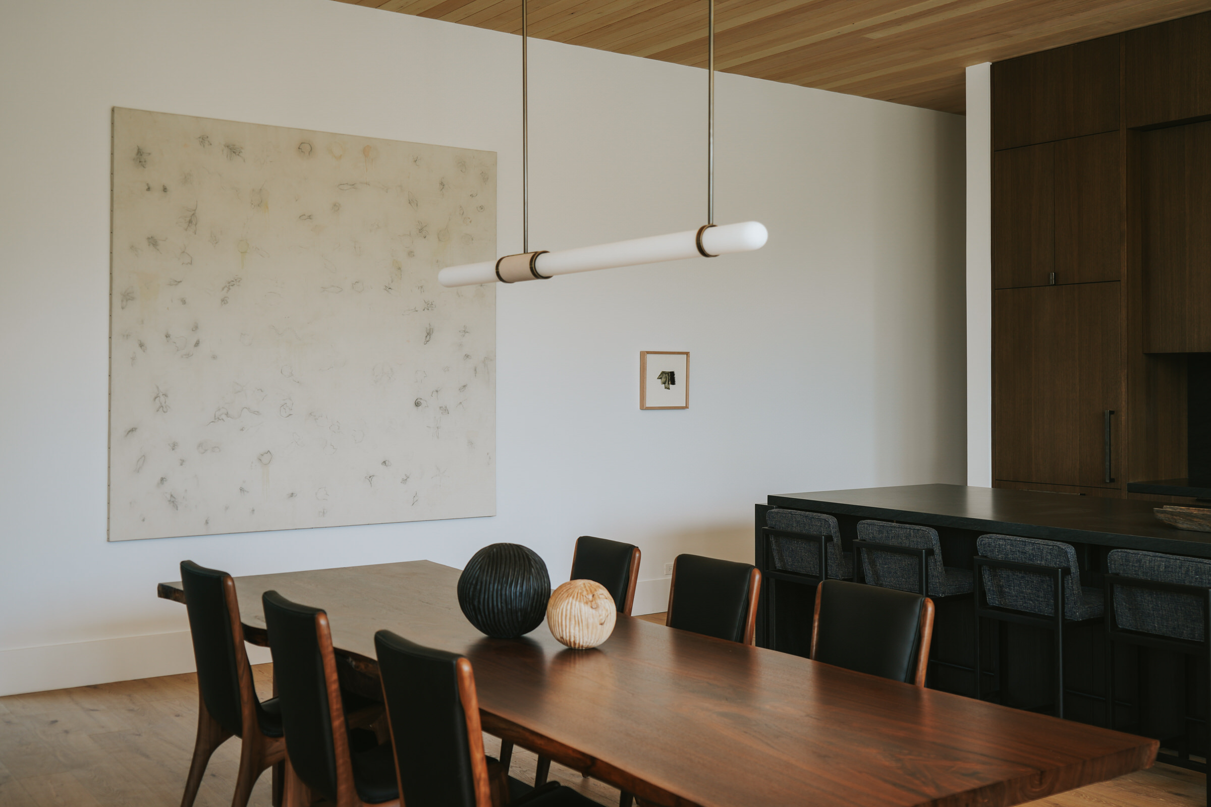 Moonlight Basin Residence — dining vignette