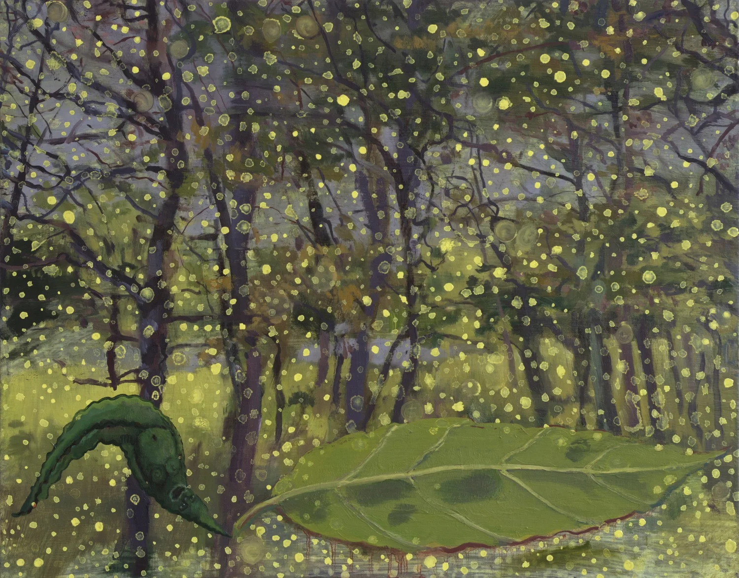 June Leaf Sleeps Among the Pollen by Megan Marlatt